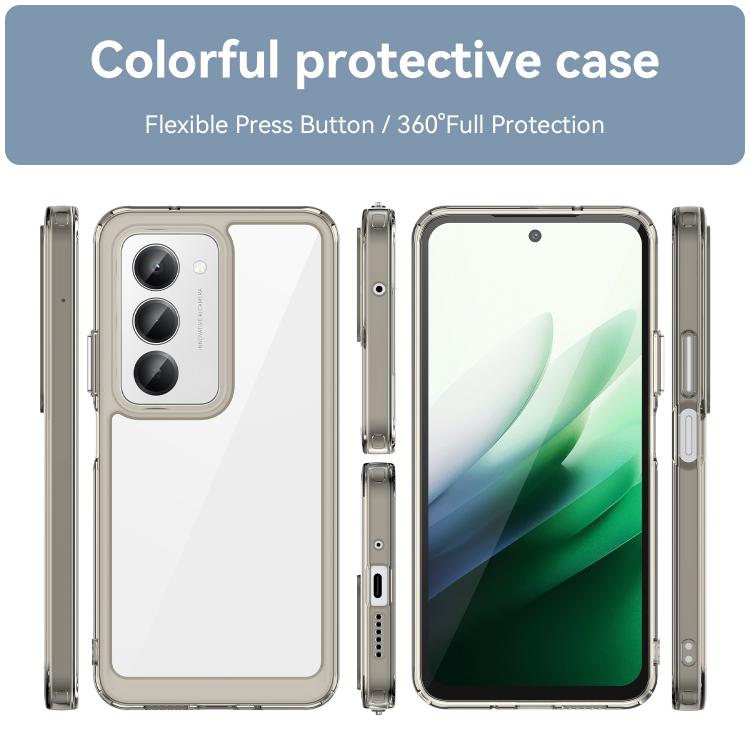 For Redmi 15 5G / 4G EU 171mm Colorful Series Acrylic Hybrid TPU Phone Case