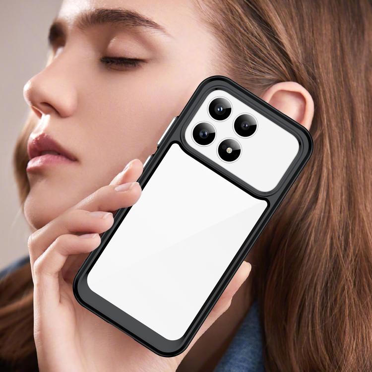 For Redmi K90 / Poco F8 Pro Colorful Series Acrylic Hybrid TPU Phone Case