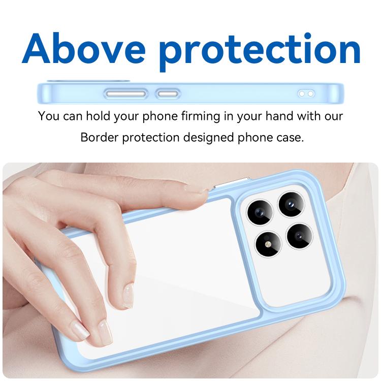 For Redmi K90 / Poco F8 Pro Colorful Series Acrylic Hybrid TPU Phone Case