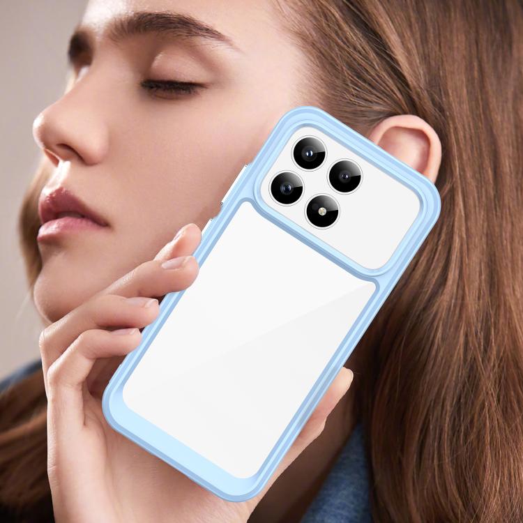 For Redmi K90 / Poco F8 Pro Colorful Series Acrylic Hybrid TPU Phone Case