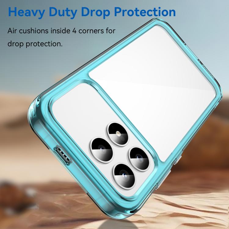 For Redmi K90 / Poco F8 Pro Colorful Series Acrylic Hybrid TPU Phone Case