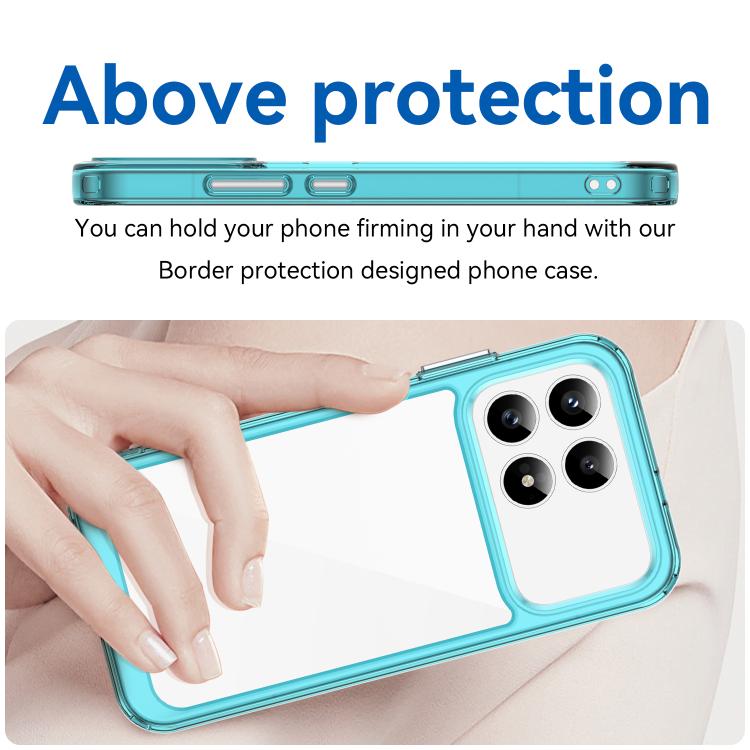For Redmi K90 / Poco F8 Pro Colorful Series Acrylic Hybrid TPU Phone Case