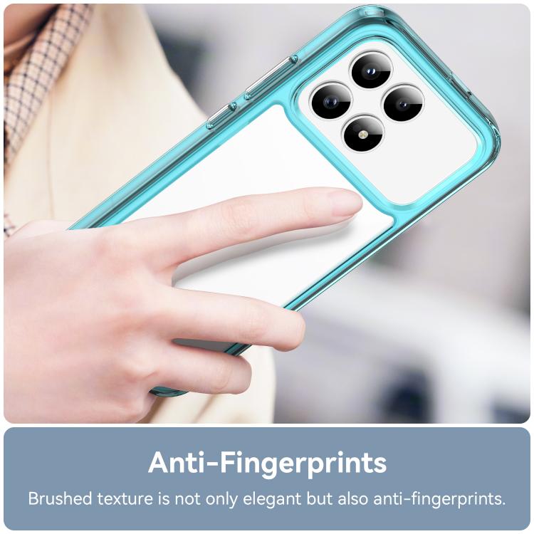For Redmi K90 / Poco F8 Pro Colorful Series Acrylic Hybrid TPU Phone Case