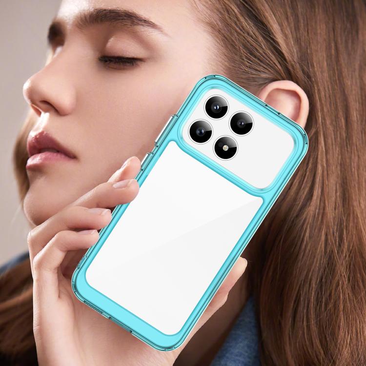 For Redmi K90 / Poco F8 Pro Colorful Series Acrylic Hybrid TPU Phone Case