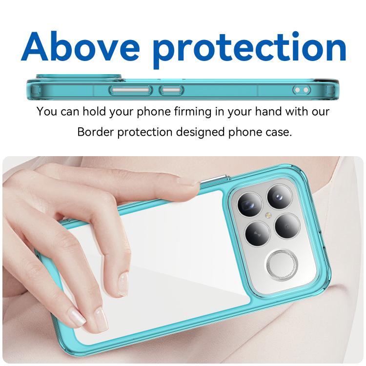 For Redmi K90 Pro Max / Poco F8 Ultra Colorful Series Acrylic Hybrid TPU Phone Case
