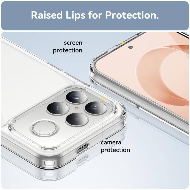 For Redmi K90 Pro Max / Poco F8 Ultra Colorful Series Acrylic Hybrid TPU Phone Case