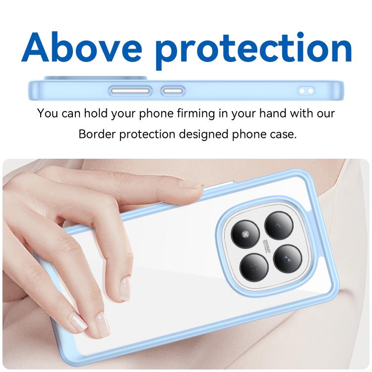 For Redmi Note 15 Pro 4G Global 163.2mm Colorful Series Acrylic Hybrid TPU Phone Case