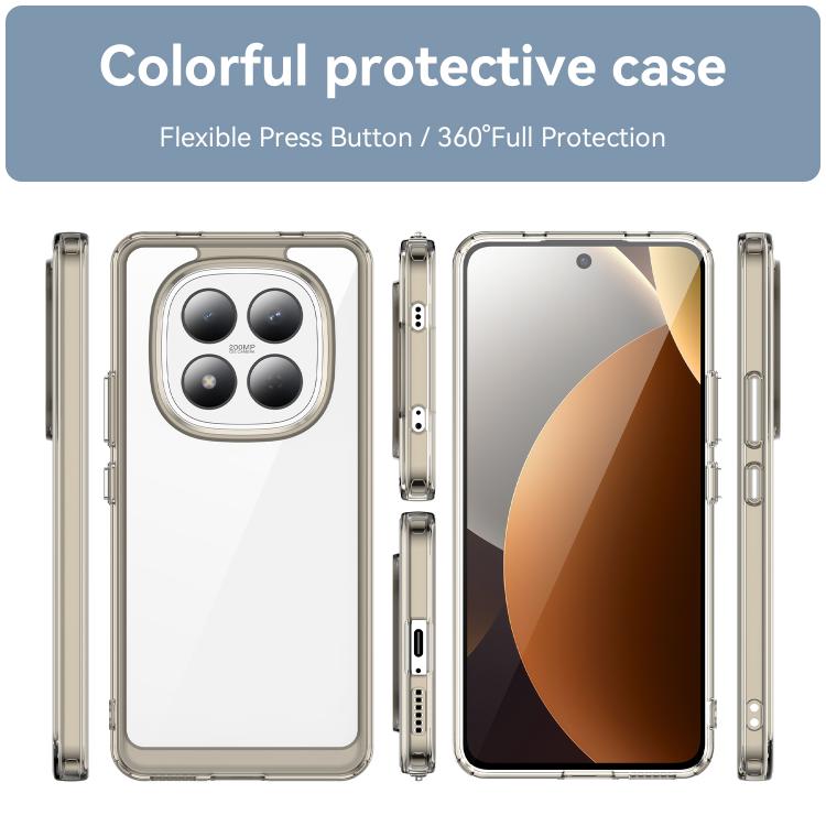 For Redmi Note 15 Pro 4G Global 163.2mm Colorful Series Acrylic Hybrid TPU Phone Case