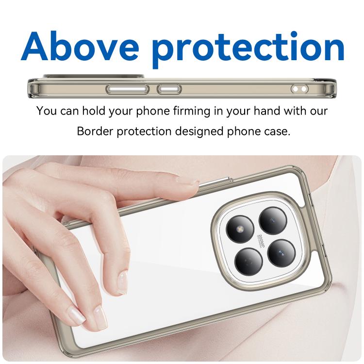 For Redmi Note 15 Pro 4G Global 163.2mm Colorful Series Acrylic Hybrid TPU Phone Case