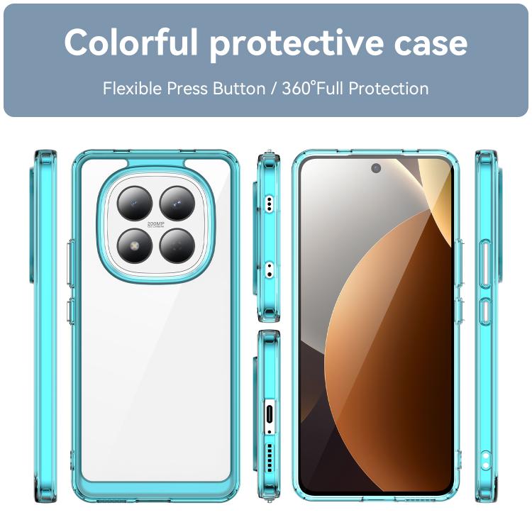 For Redmi Note 15 Pro 4G Global 163.2mm Colorful Series Acrylic Hybrid TPU Phone Case