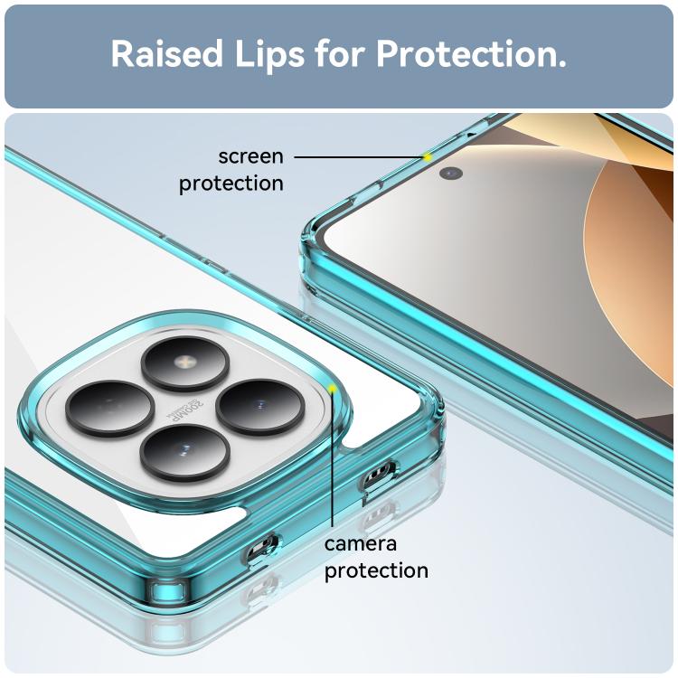 For Redmi Note 15 Pro 4G Global 163.2mm Colorful Series Acrylic Hybrid TPU Phone Case