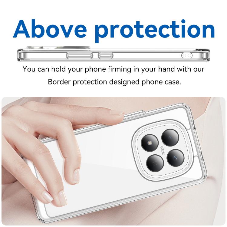 For Redmi Note 15 Pro 4G Global 163.2mm Colorful Series Acrylic Hybrid TPU Phone Case