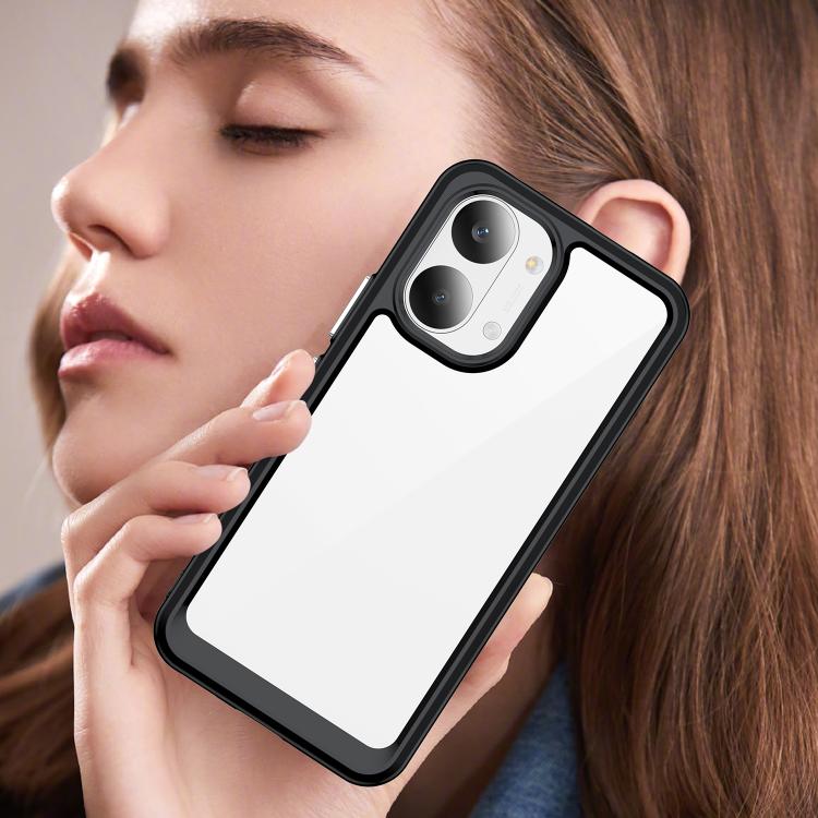 For Redmi Turbo 5 Max / Poco X8 Pro Max Colorful Series Acrylic Hybrid TPU Phone Case
