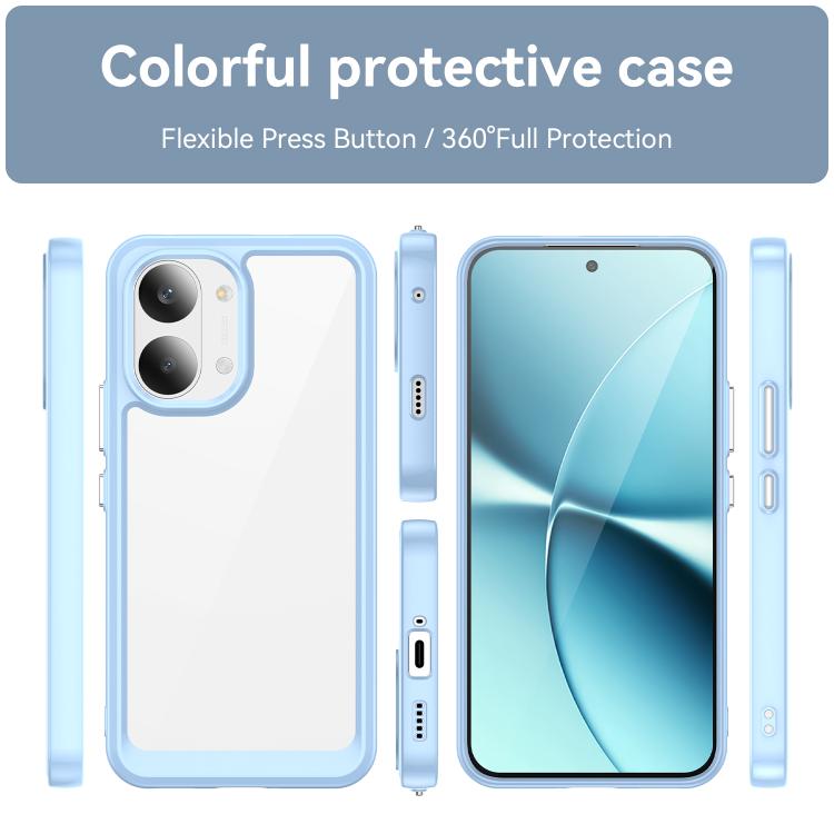 For Redmi Turbo 5 Max / Poco X8 Pro Max Colorful Series Acrylic Hybrid TPU Phone Case