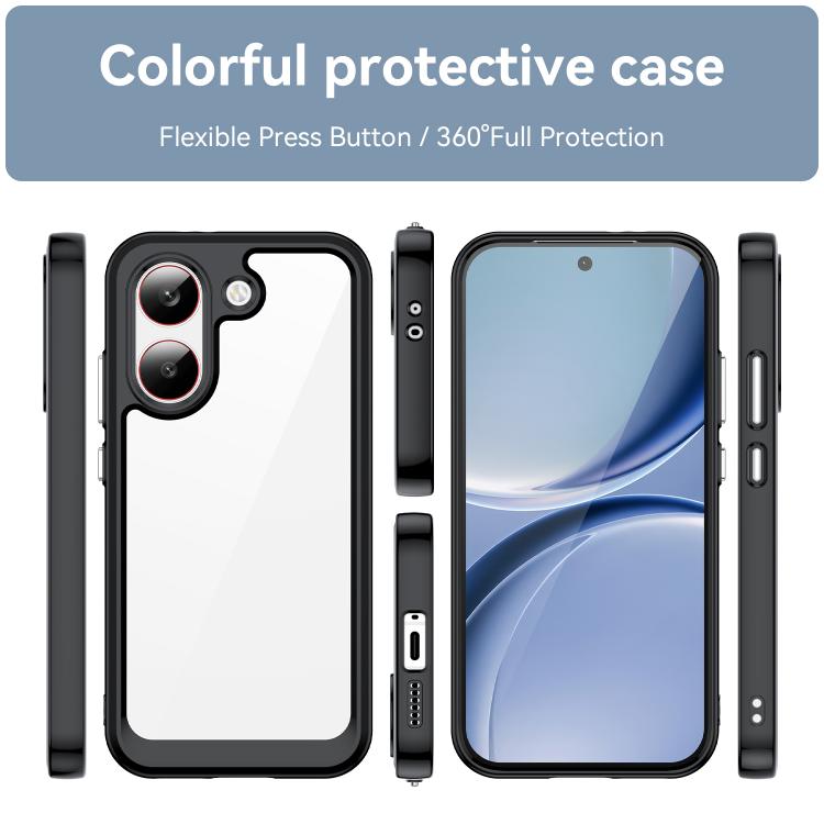 For Redmi Turbo 5 5G / Poco X8 Pro 5G Colorful Series Acrylic Hybrid TPU Phone Case