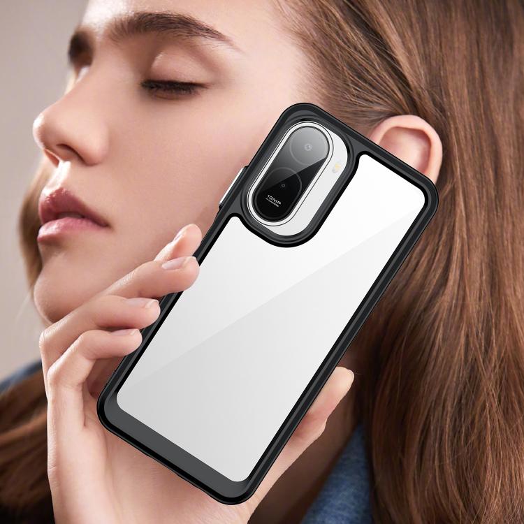For Redmi A7 Pro 171mm / Poco C85x 5G Colorful Series Acrylic Hybrid TPU Phone Case