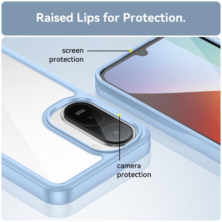 For Redmi A7 Pro 171mm / Poco C85x 5G Colorful Series Acrylic Hybrid TPU Phone Case