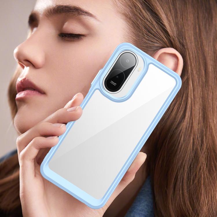 For Redmi A7 Pro 171mm / Poco C85x 5G Colorful Series Acrylic Hybrid TPU Phone Case