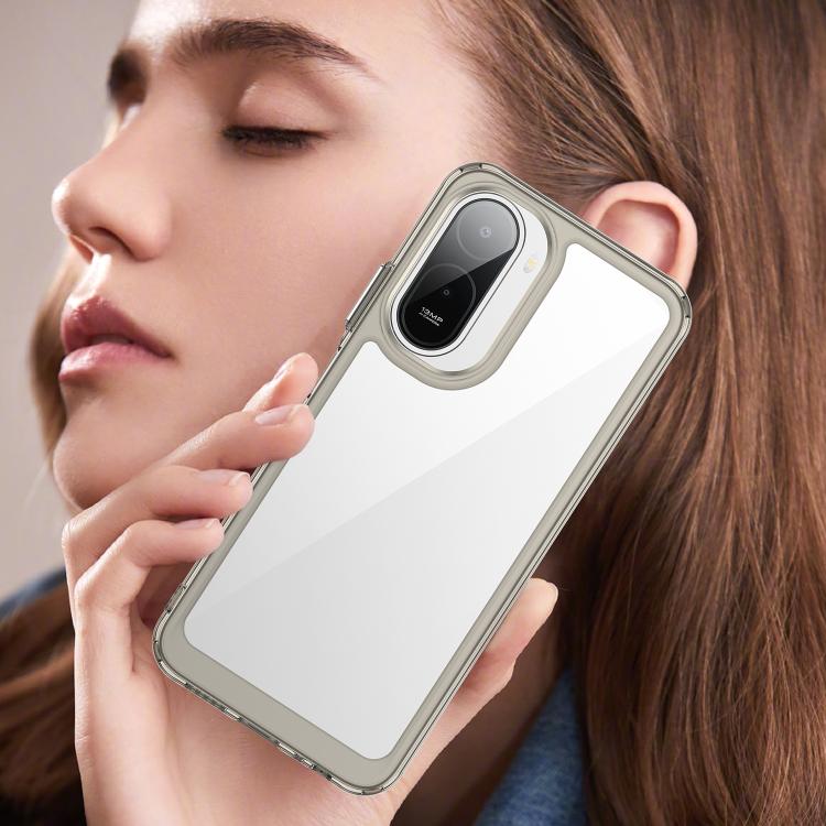 For Redmi A7 Pro 171mm / Poco C85x 5G Colorful Series Acrylic Hybrid TPU Phone Case
