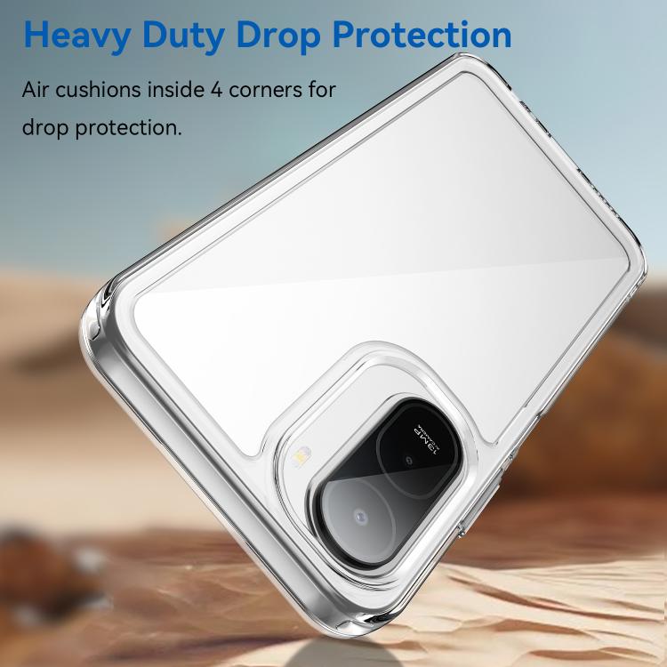 For Redmi A7 Pro 171mm / Poco C85x 5G Colorful Series Acrylic Hybrid TPU Phone Case