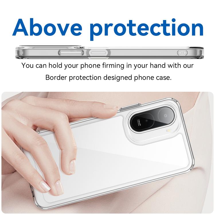 For Redmi A7 Pro 171mm / Poco C85x 5G Colorful Series Acrylic Hybrid TPU Phone Case