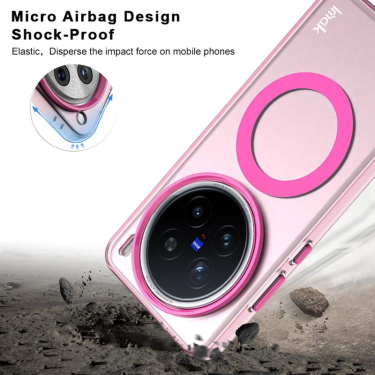 For vivo X200 Pro IMAK Candy Series Shockproof MagSafe Phone Case