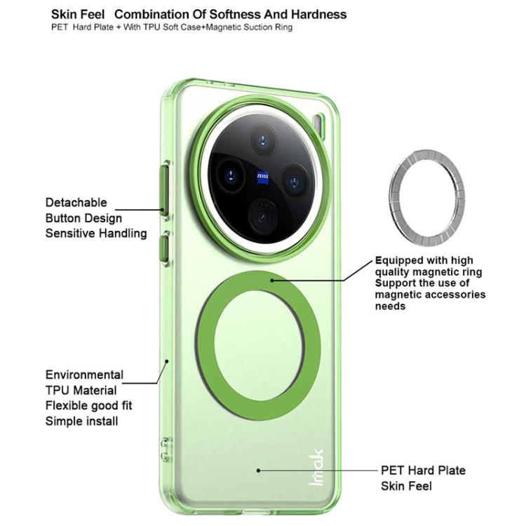 For vivo X200 Pro mini IMAK Candy Series Shockproof MagSafe Phone Case
