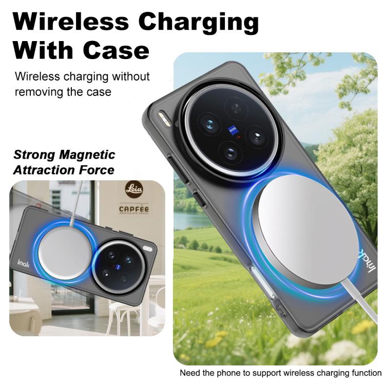For vivo X200 Ultra IMAK Candy Series Shockproof MagSafe Phone Case