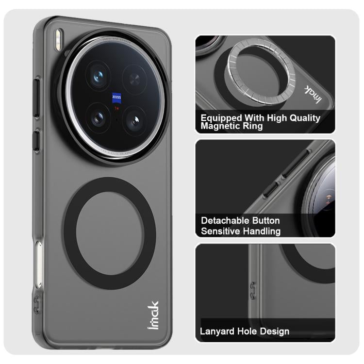 For vivo X200 Ultra IMAK Candy Series Shockproof MagSafe Phone Case