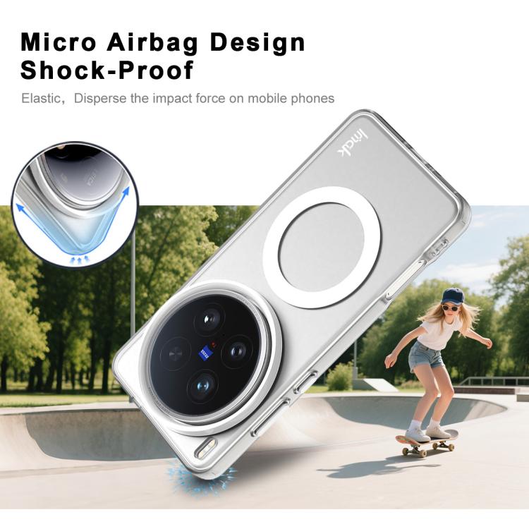 For vivo X200 Ultra IMAK Candy Series Shockproof MagSafe Phone Case