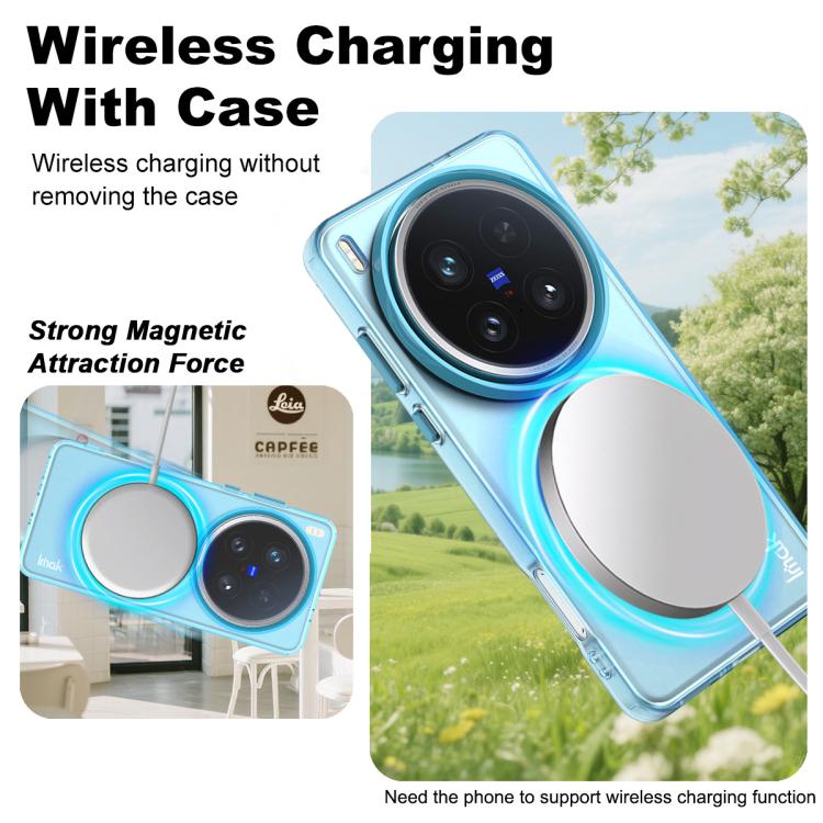 For vivo X200 Ultra IMAK Candy Series Shockproof MagSafe Phone Case