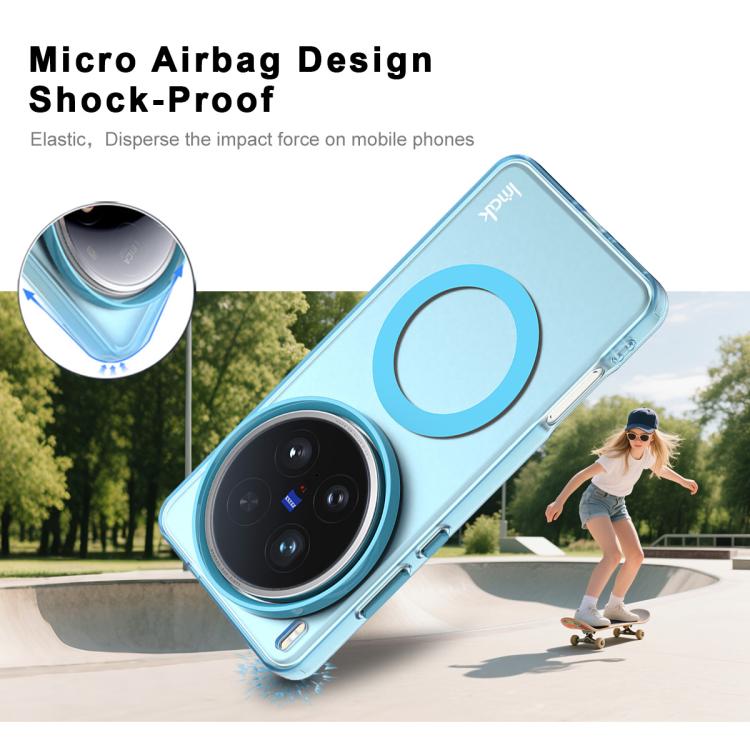 For vivo X200 Ultra IMAK Candy Series Shockproof MagSafe Phone Case