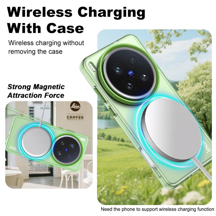 For vivo X200 Ultra IMAK Candy Series Shockproof MagSafe Phone Case