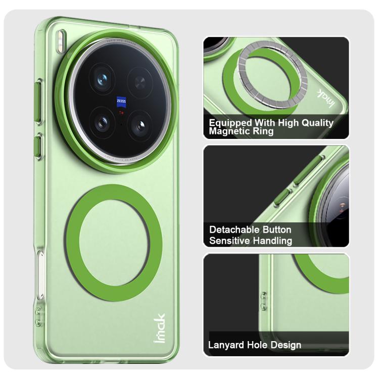 For vivo X200 Ultra IMAK Candy Series Shockproof MagSafe Phone Case