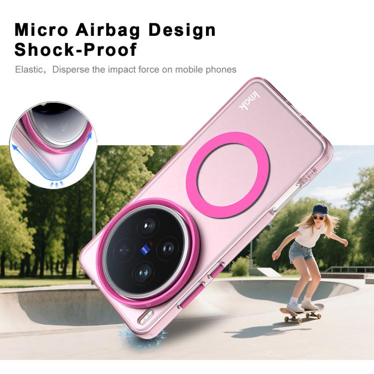 For vivo X200 Ultra IMAK Candy Series Shockproof MagSafe Phone Case