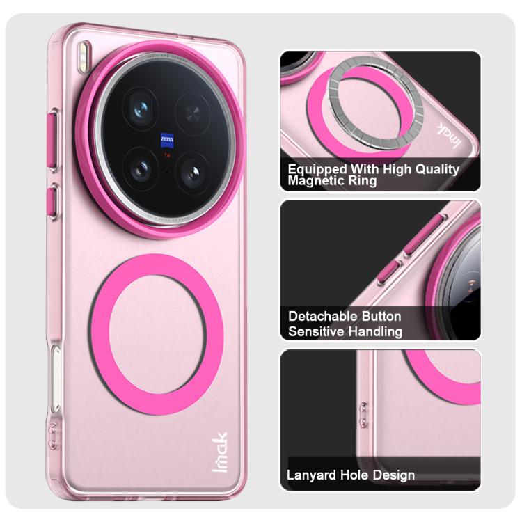 For vivo X200 Ultra IMAK Candy Series Shockproof MagSafe Phone Case