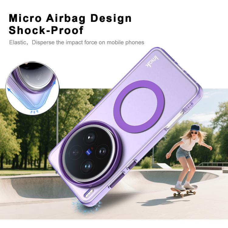 For vivo X200 Ultra IMAK Candy Series Shockproof MagSafe Phone Case