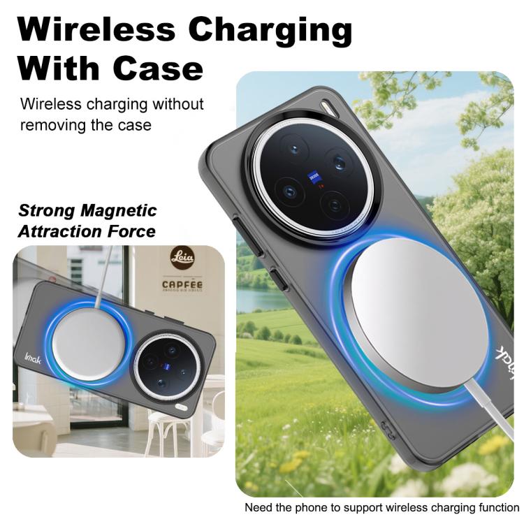For vivo X200s IMAK Candy Series Shockproof MagSafe Phone Case