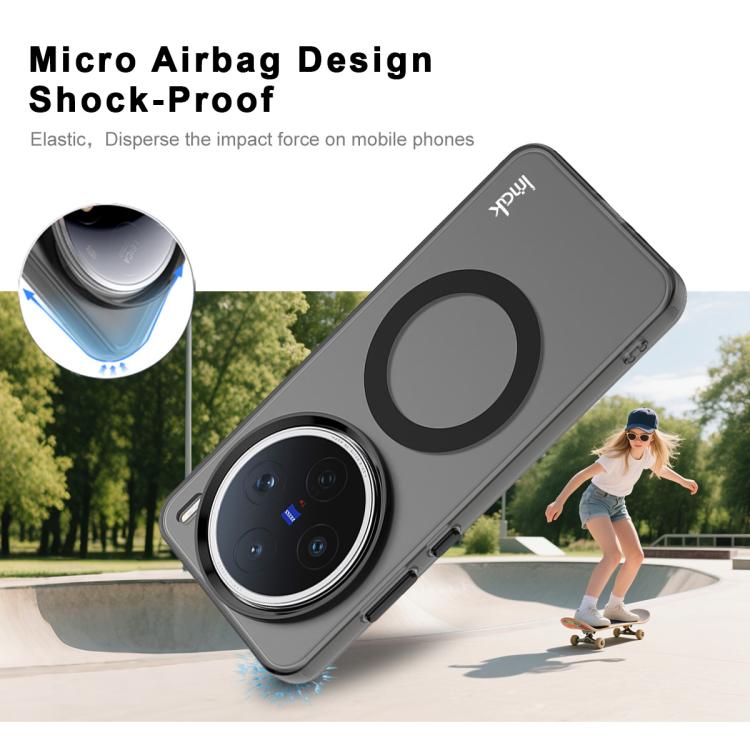 For vivo X200s IMAK Candy Series Shockproof MagSafe Phone Case