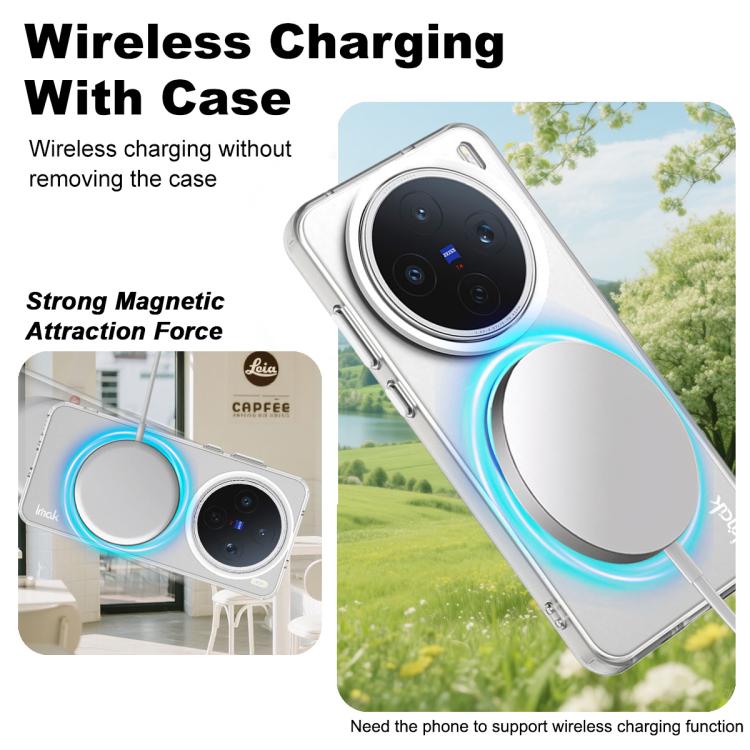 For vivo X200s IMAK Candy Series Shockproof MagSafe Phone Case