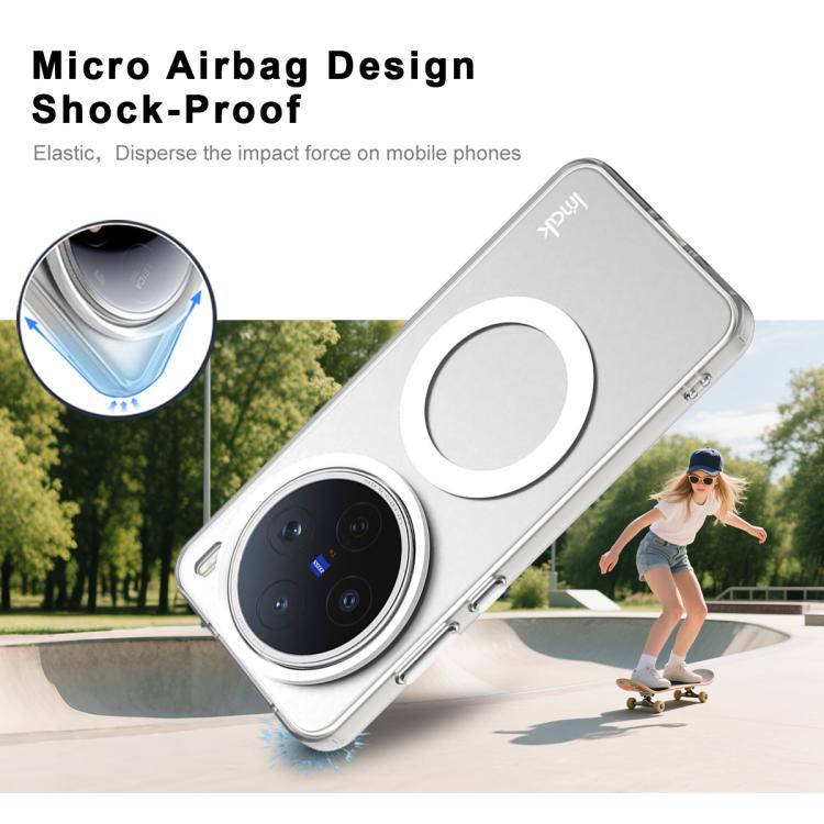 For vivo X200s IMAK Candy Series Shockproof MagSafe Phone Case
