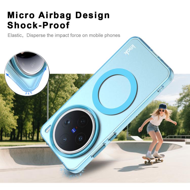 For vivo X200s IMAK Candy Series Shockproof MagSafe Phone Case