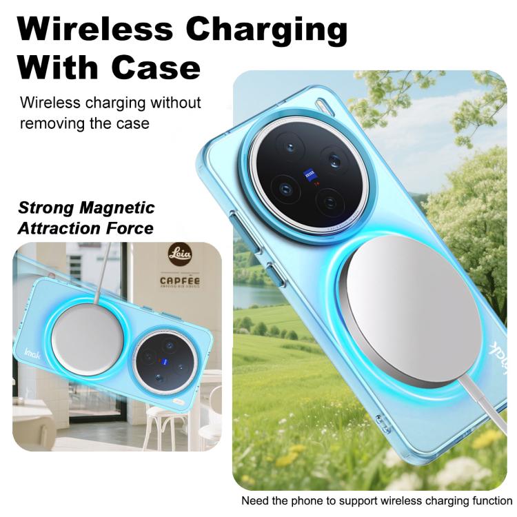 For vivo X200s IMAK Candy Series Shockproof MagSafe Phone Case