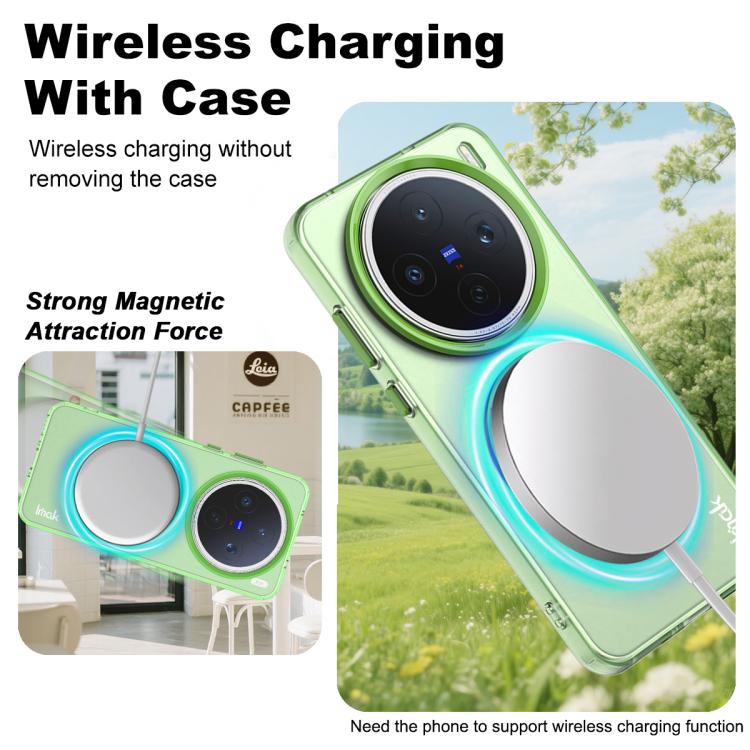 For vivo X200s IMAK Candy Series Shockproof MagSafe Phone Case