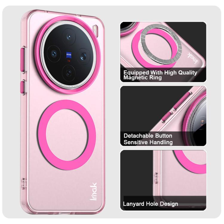 For vivo X200s IMAK Candy Series Shockproof MagSafe Phone Case