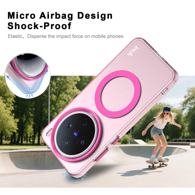 For vivo X200s IMAK Candy Series Shockproof MagSafe Phone Case