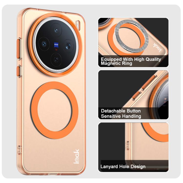 For vivo X200s IMAK Candy Series Shockproof MagSafe Phone Case