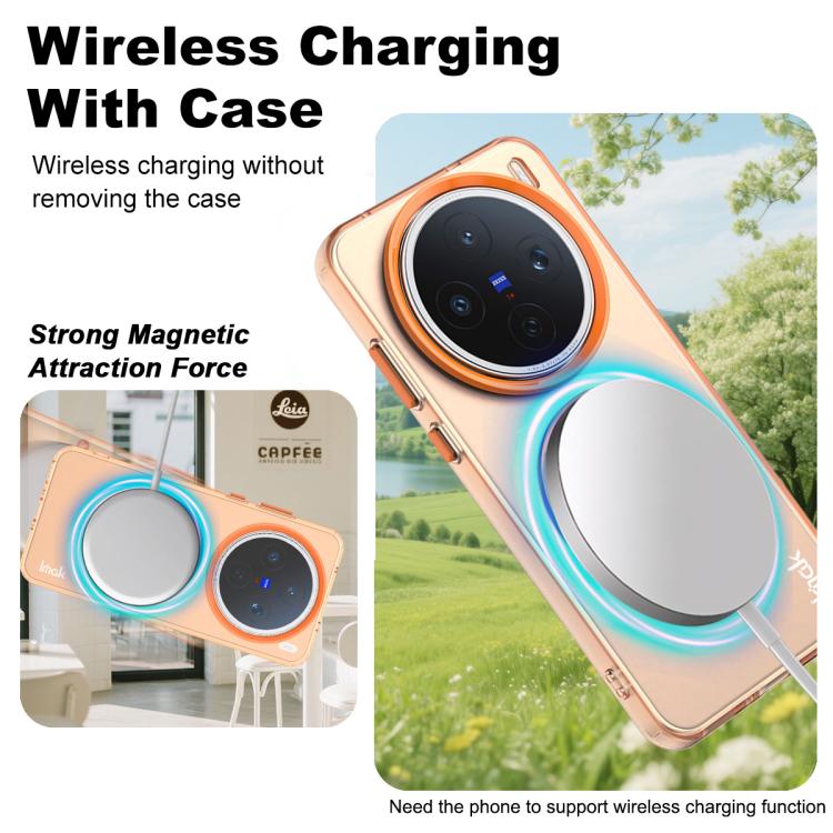 For vivo X200s IMAK Candy Series Shockproof MagSafe Phone Case