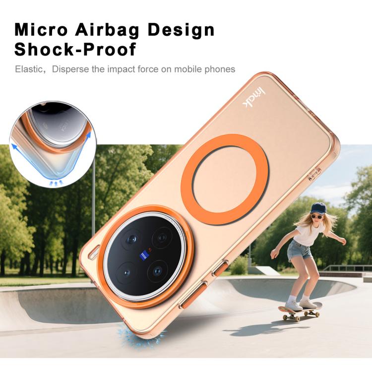 For vivo X200s IMAK Candy Series Shockproof MagSafe Phone Case