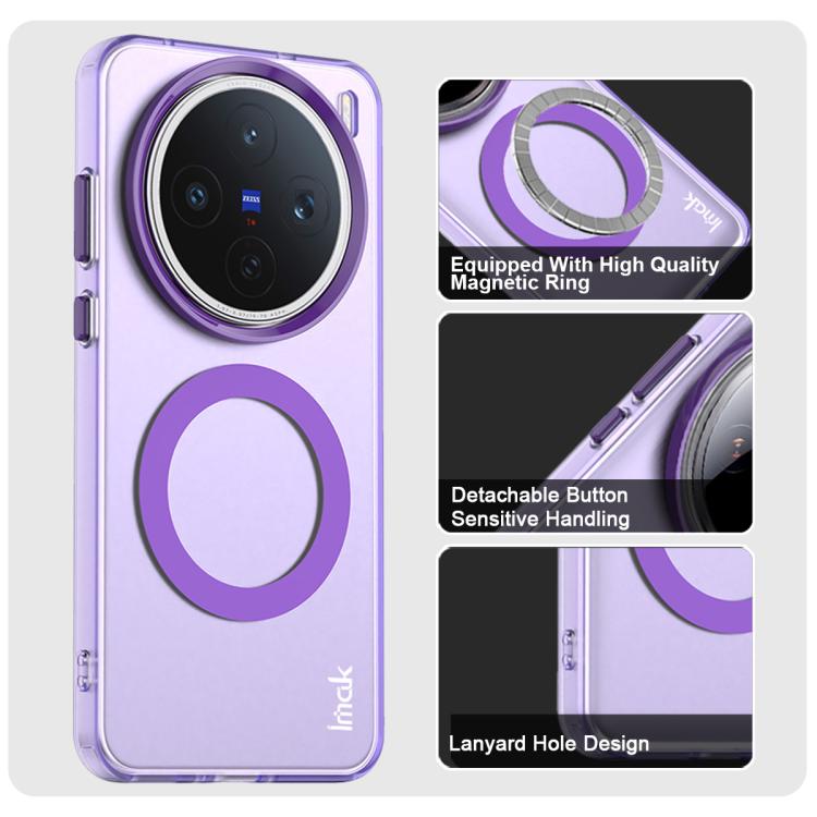For vivo X200s IMAK Candy Series Shockproof MagSafe Phone Case